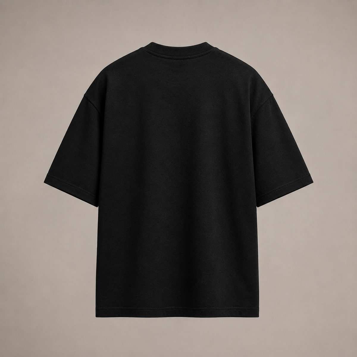The Perfect Black Tee — garment back